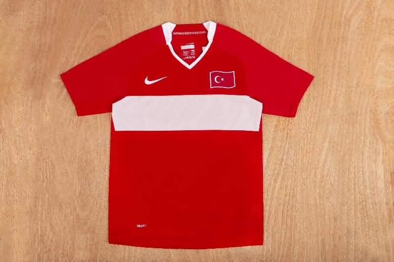 Thailand Quality(AAA) 2008 Turkey Home Retro Soccer Jersey