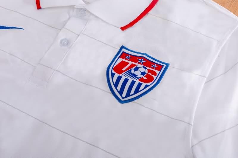 Thailand Quality(AAA) 2014 USA Home Retro Soccer Jersey