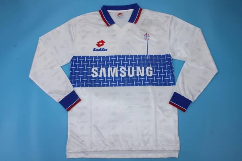 Thailand Quality(AAA) 1996 Universidad Catolica Home Long Slevee Retro Soccer Jersey