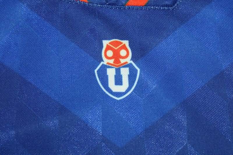 Thailand Quality(AAA) 1996 Universidad Chile Home Long Sleeve Retro Soccer Jersey