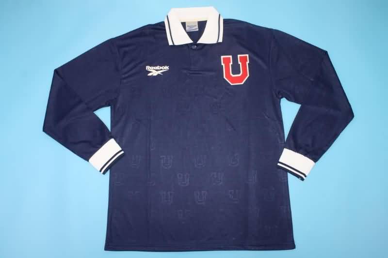 Thailand Quality(AAA) 1998 Universidad Chile Home Long Slevee Retro Soccer Jersey