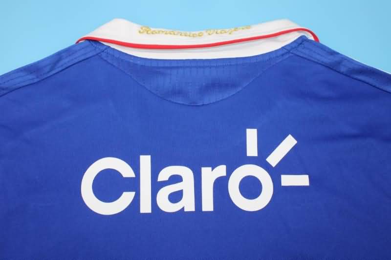 Thailand Quality(AAA) 2011 Universidad Chile Home Long Sleeve Retro Soccer Jersey
