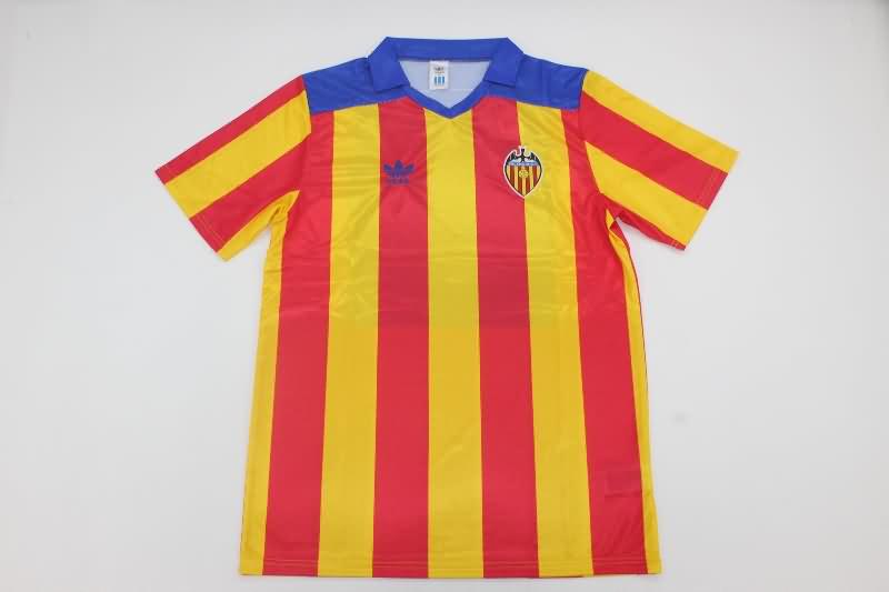 Thailand Quality(AAA) 1980/82 Valencia Away Retro Soccer Jersey