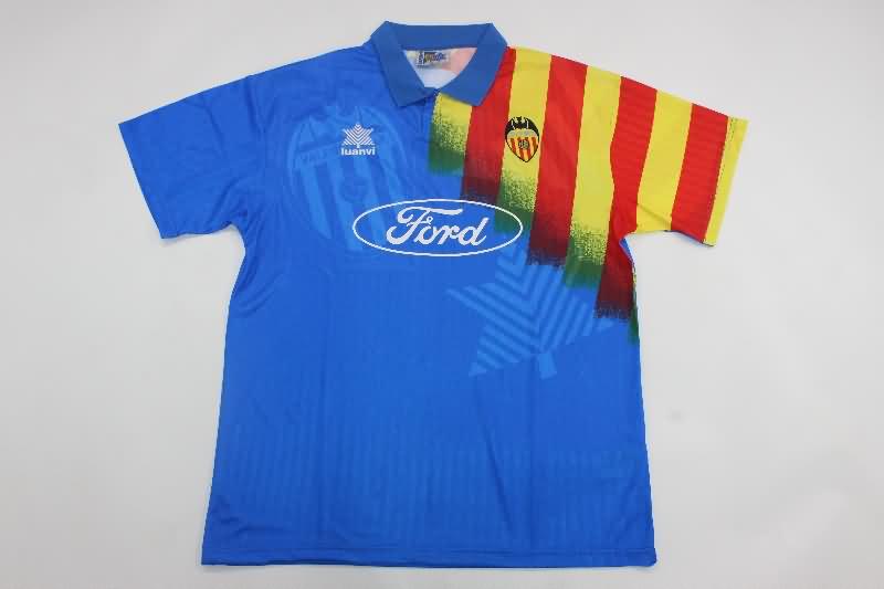 Thailand Quality(AAA) 1995/96 Valencia Away Retro Soccer Jersey