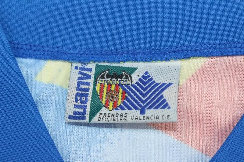 Thailand Quality(AAA) 1995/96 Valencia Away Retro Soccer Jersey