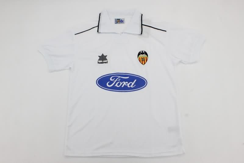 Thailand Quality(AAA) 1996/97 Valencia Home Retro Soccer Jersey