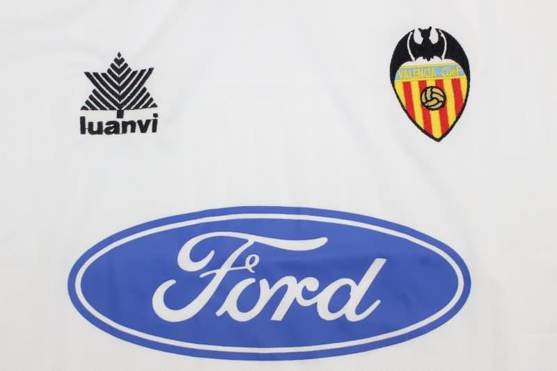 Thailand Quality(AAA) 1996/97 Valencia Home Retro Soccer Jersey