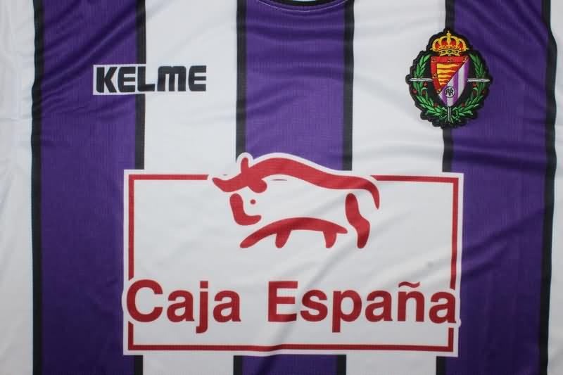 Thailand Quality(AAA) 1999/00 Valladolid Home Retro Soccer Jersey