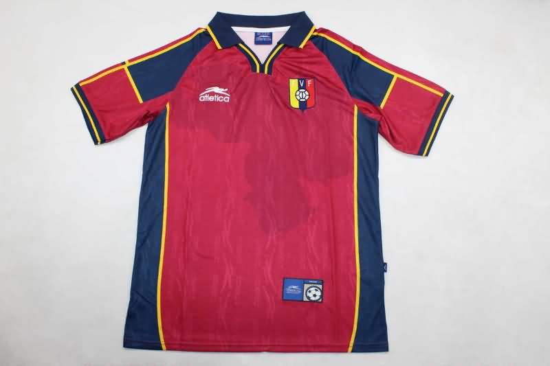 Thailand Quality(AAA) 2000 Venezuela Home Retro Soccer Jersey