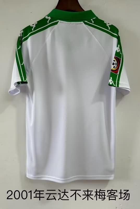 Thailand Quality(AAA) 2001/02 Werder Bremen Away Retro Soccer Jersey