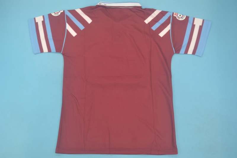 Thailand Quality(AAA) 1991/92 West Ham Home Retro Soccer Jersey
