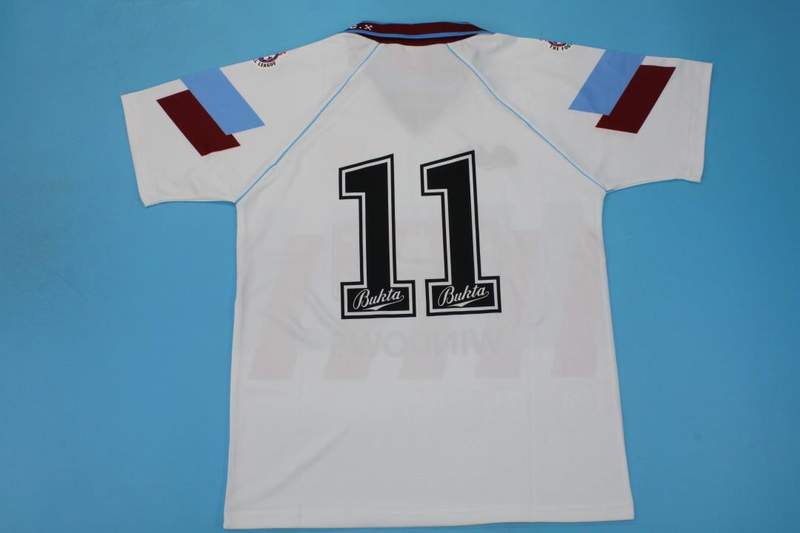 Thailand Quality(AAA) 1991/92 West Ham Third Retro Soccer Jersey