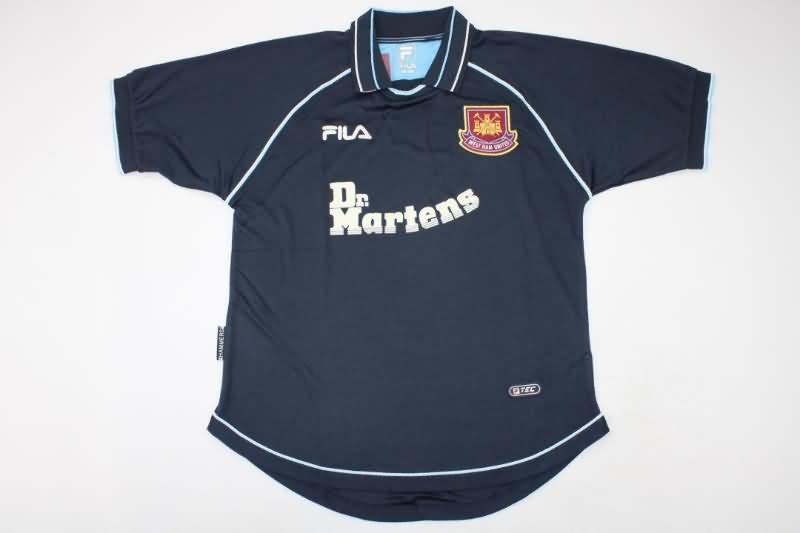 Thailand Quality(AAA) 1999/01 West Ham Third Retro Soccer Jersey