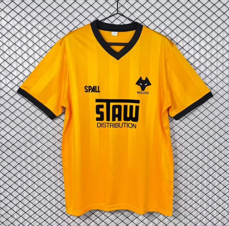 Thailand Quality(AAA) 1986/88 Wolves Home Retro Soccer Jersey Thailand Quality(AAA) 1986/88 Wolves Home Retro Soccer Jersey