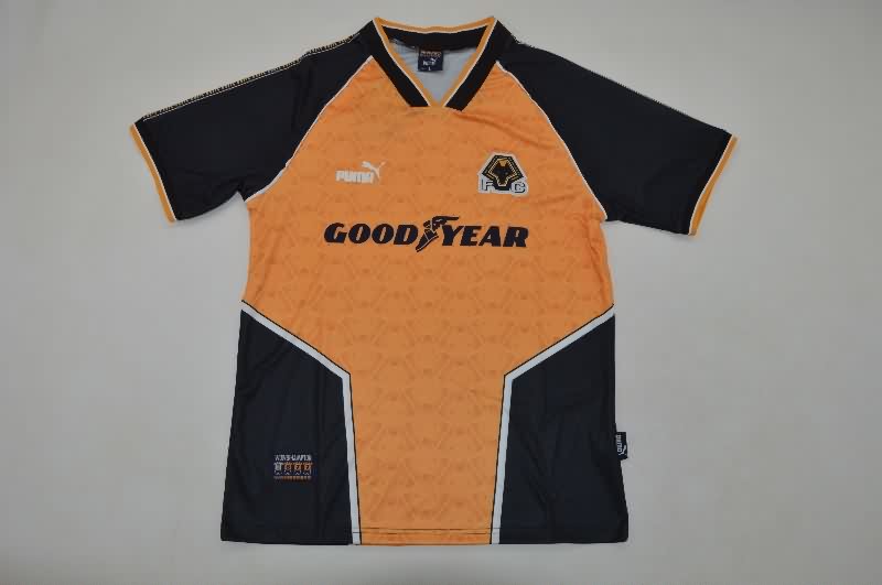 Thailand Quality(AAA) 1996/98 Wolves Home Retro Soccer Jersey Thailand Quality(AAA) 1996/98 Wolves Home Retro Soccer Jersey