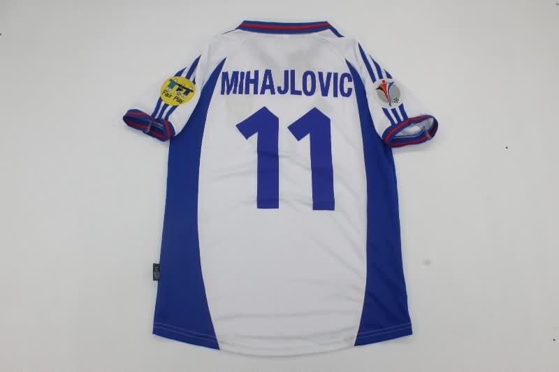 Thailand Quality(AAA) 2000 Yugoslavia Away Retro Soccer Jersey