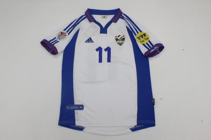 Thailand Quality(AAA) 2000 Yugoslavia Away Retro Soccer Jersey