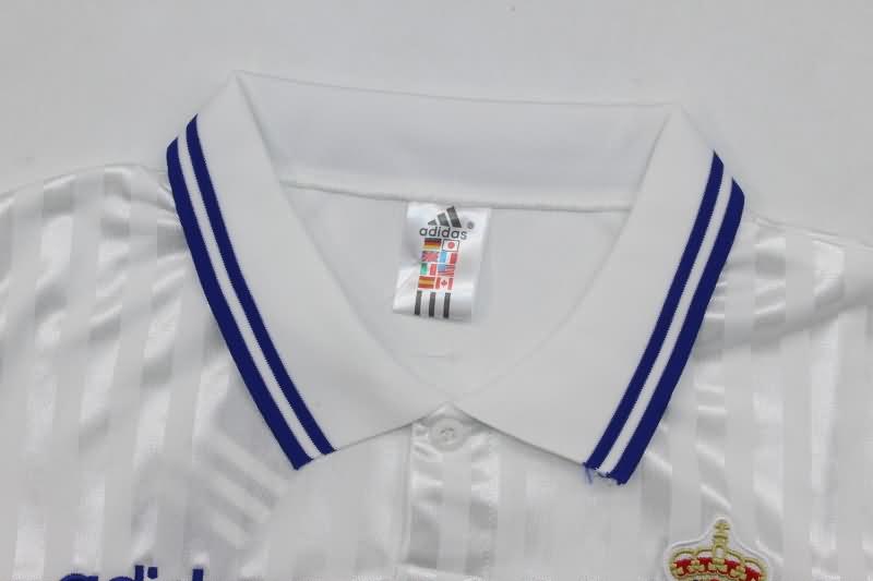 Thailand Quality(AAA) 1995/96 Zaragoza Home Retro Soccer Jersey