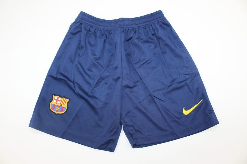 2020/21 Barcelona Home Kids Soccer Jersey And Shorts