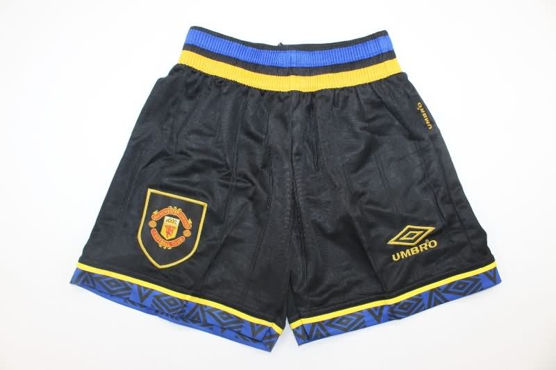 1993/95 Manchester United Away Kids Soccer Jersey And Shorts